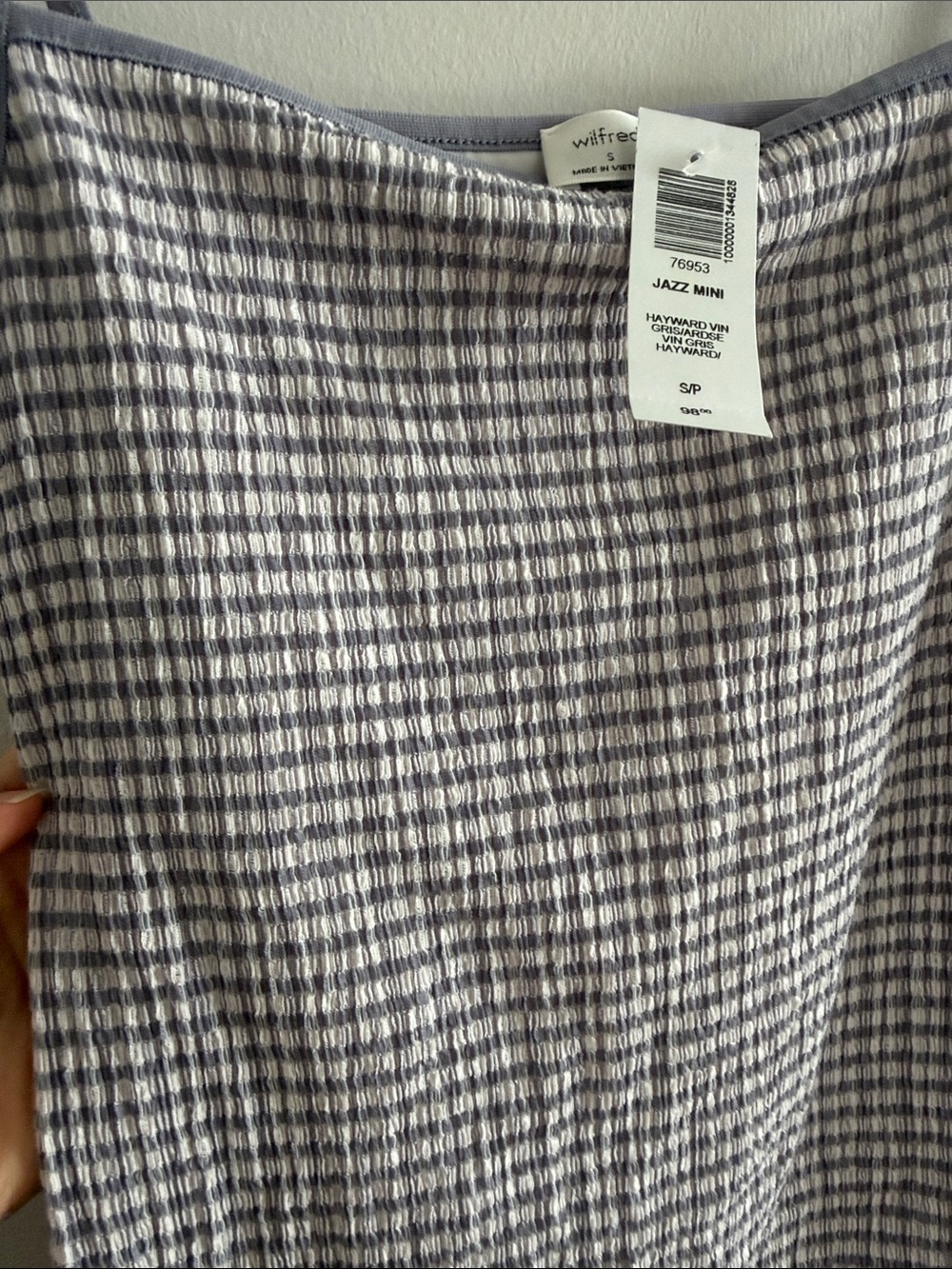 Aritzia Light lavendar Mini Slip Dress with Spaghetti Straps - Picture 6 of 8